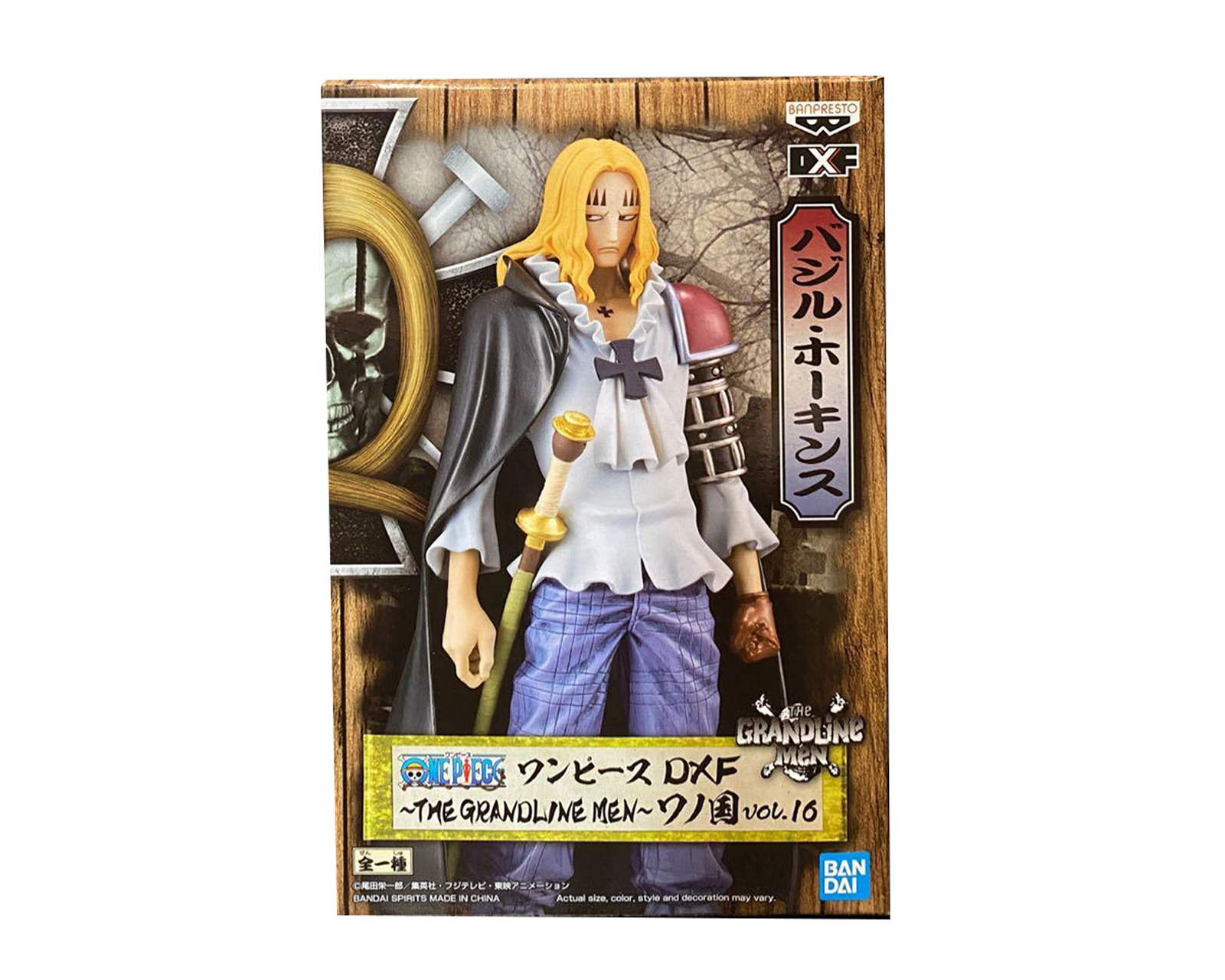 Foto 3 pulgar | Figura Banpresto Wanokuni Basil Hawkins One Piece The Grandline Men Dxf