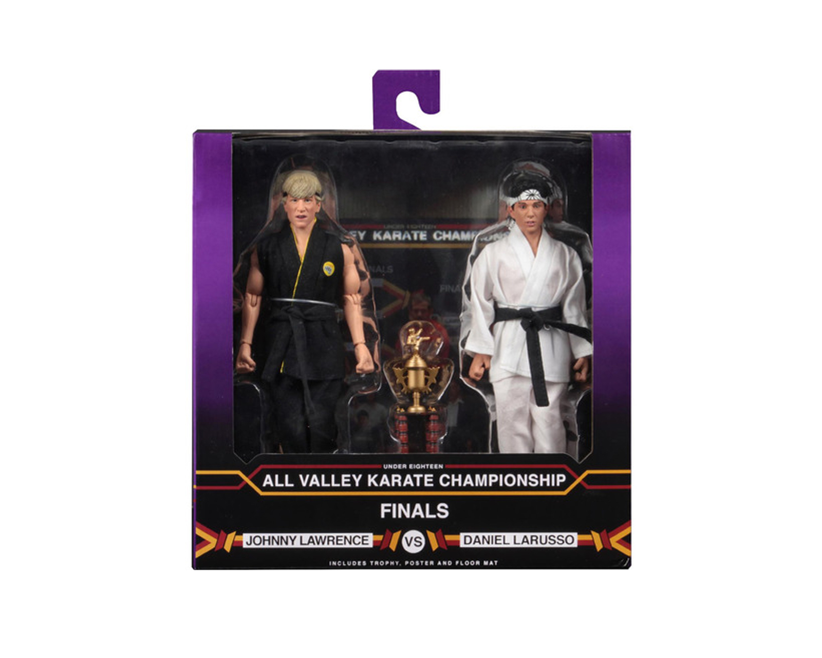 Foto 2 pulgar | Figura Neca Karate Championship Johnny Lawrence Vs Daniel Larusso