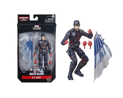 Foto 1 | Figura Hasbro U.s Agent The Falcon and The Winter Soldier Marvel Legends Series