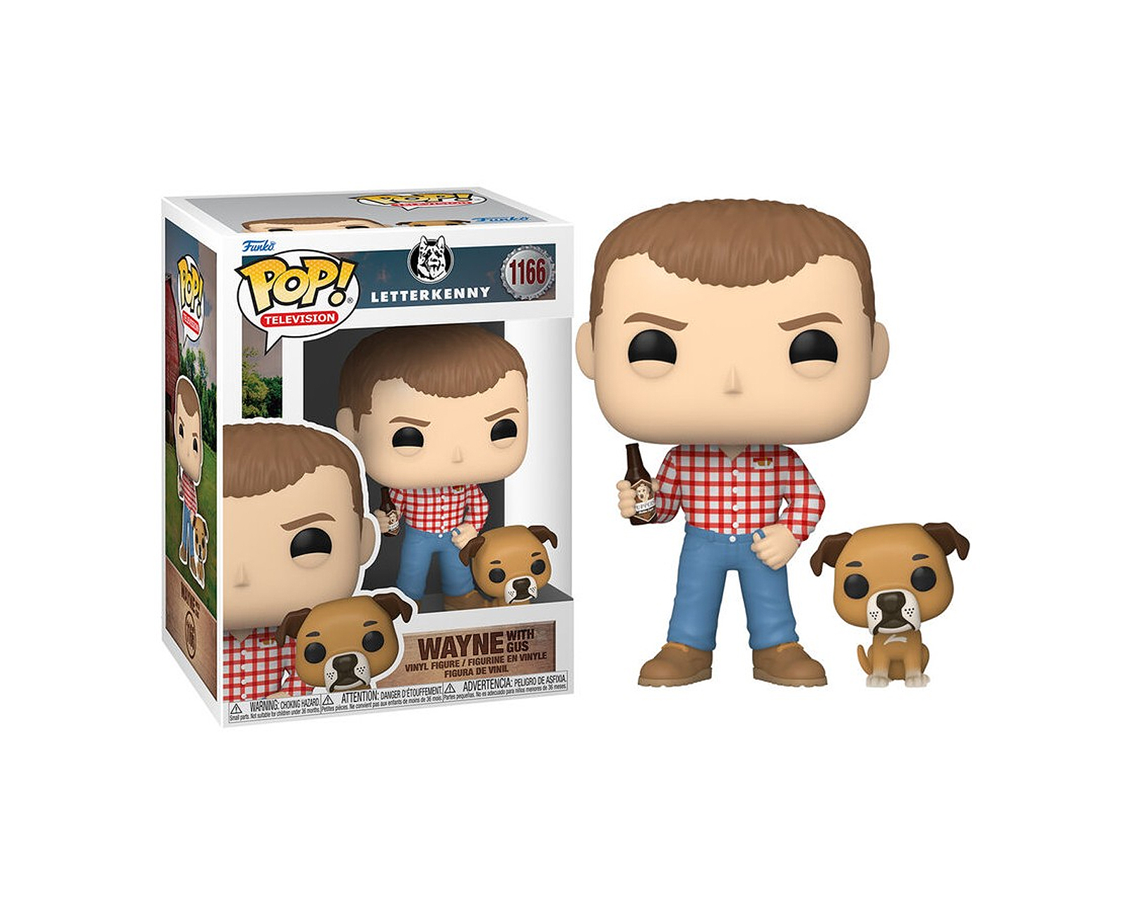 Foto 2 pulgar | Figura Funko Pop Tv Wayne With Gus 1166 Letterkenny