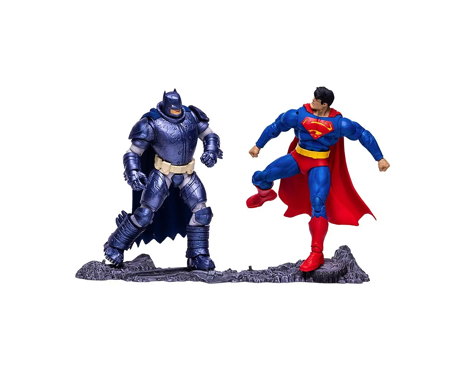 Figuras Mcfarlane Toys Superman Vs Batman Pack Dc Multiverse