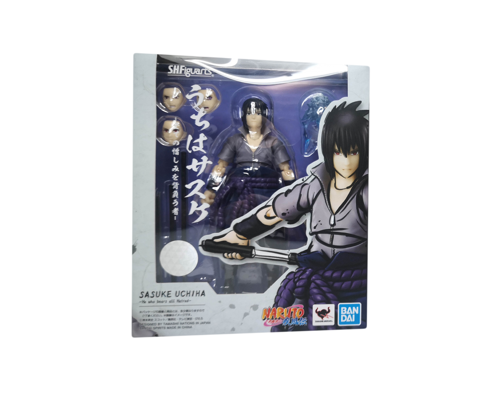 Foto 3 pulgar | Figura Bandai de Sasuke Uchiha He Who Bears All Hatred Sh Figuarts