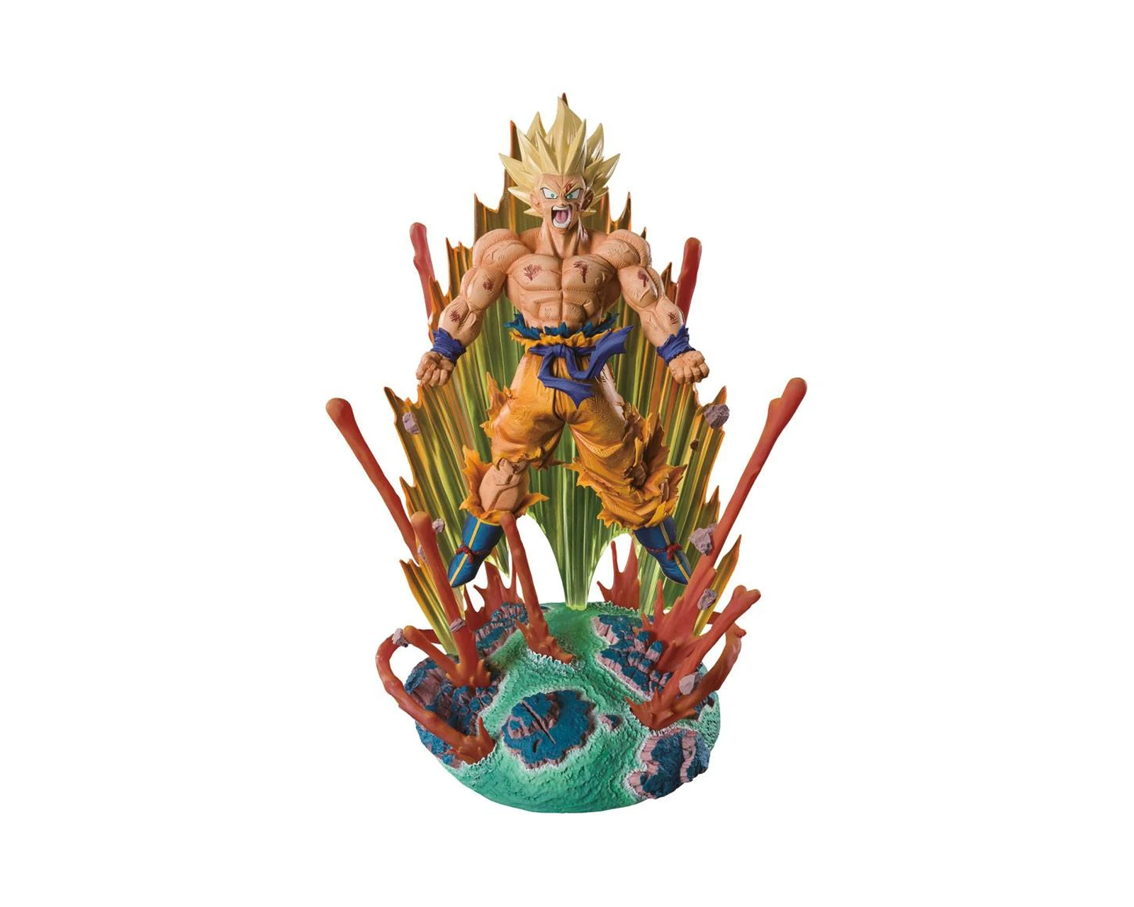 Figura Bandai de Super Saiyan Goku Extra Battle Dragon Ball Z Figuarts Zero
