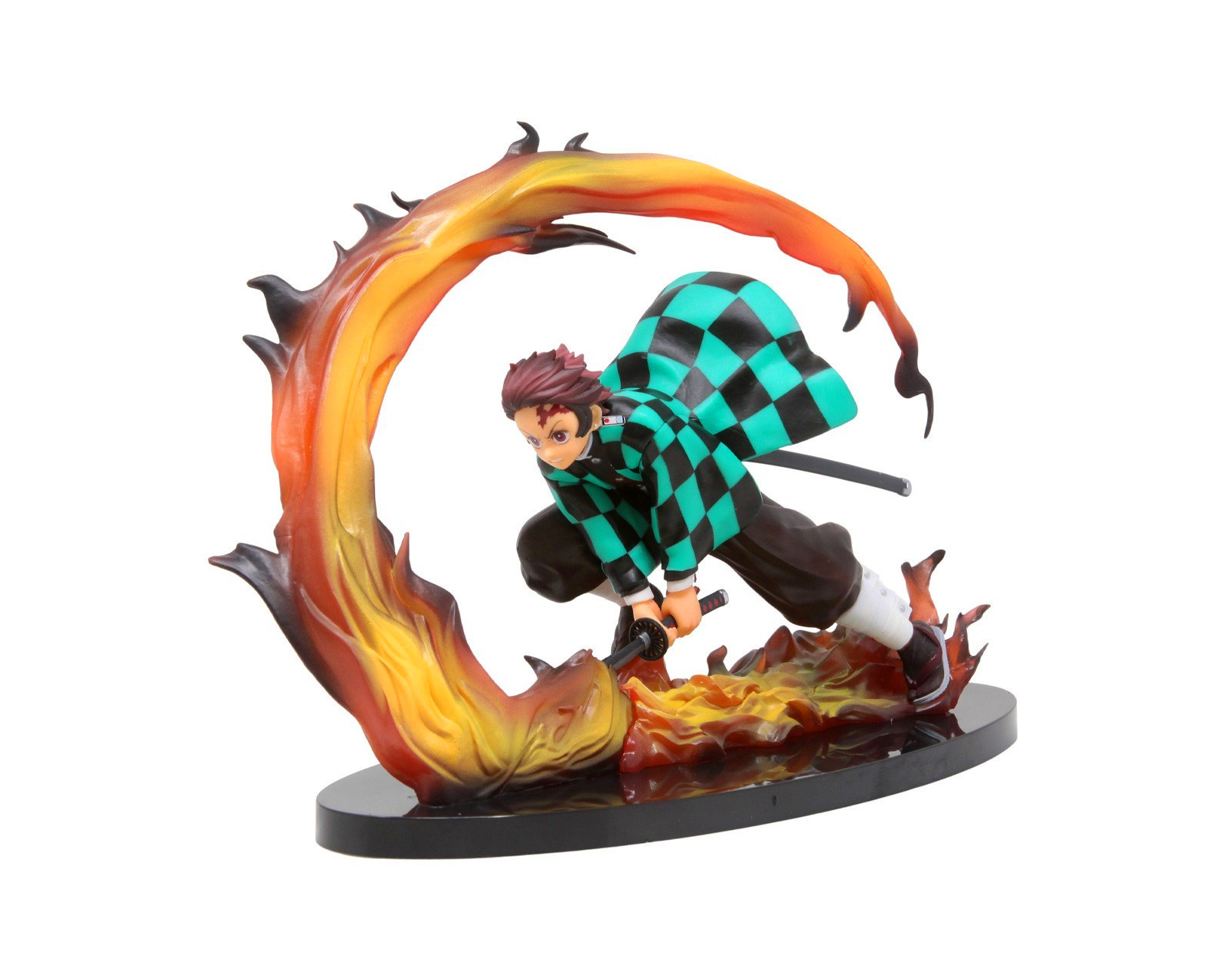 Foto 2 pulgar | Figura Bandai Tanjiro Kamado De Demon Slayer Shake The Sword