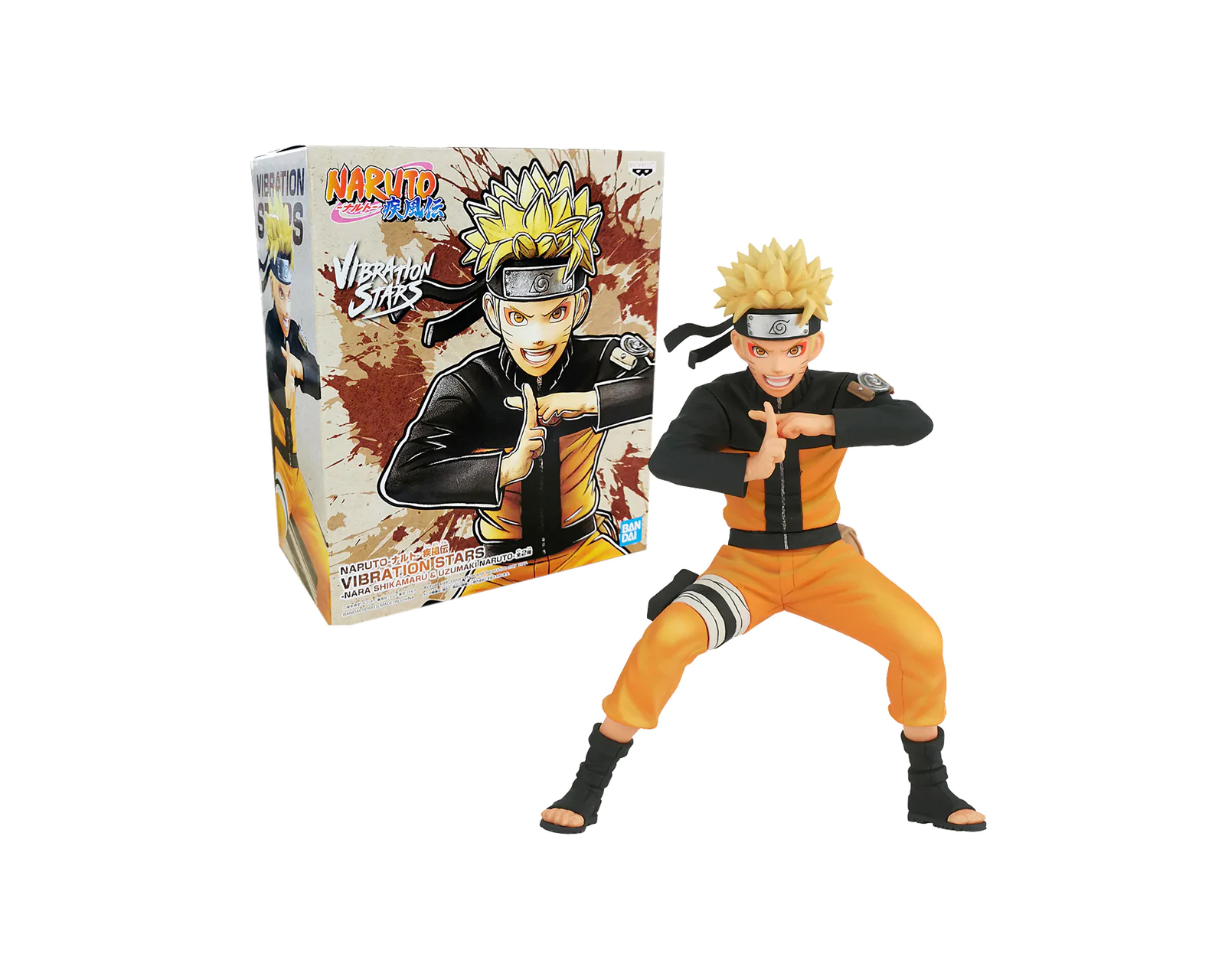 Foto 2 pulgar | Figura Banpresto de Uzumaki Naruto Shippuden Vibration Stars