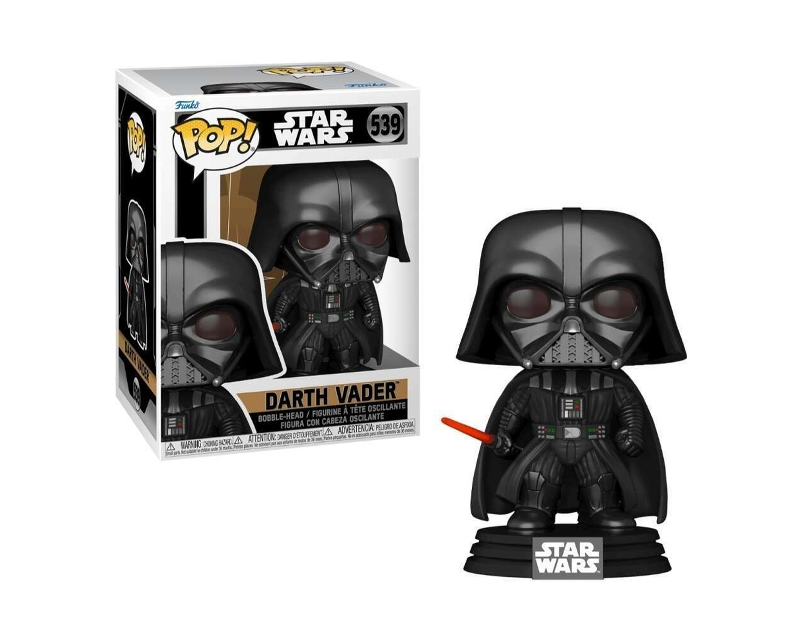 Foto 2 pulgar | Figura Darth Vader 539 Star Wars Funko Pop Movies