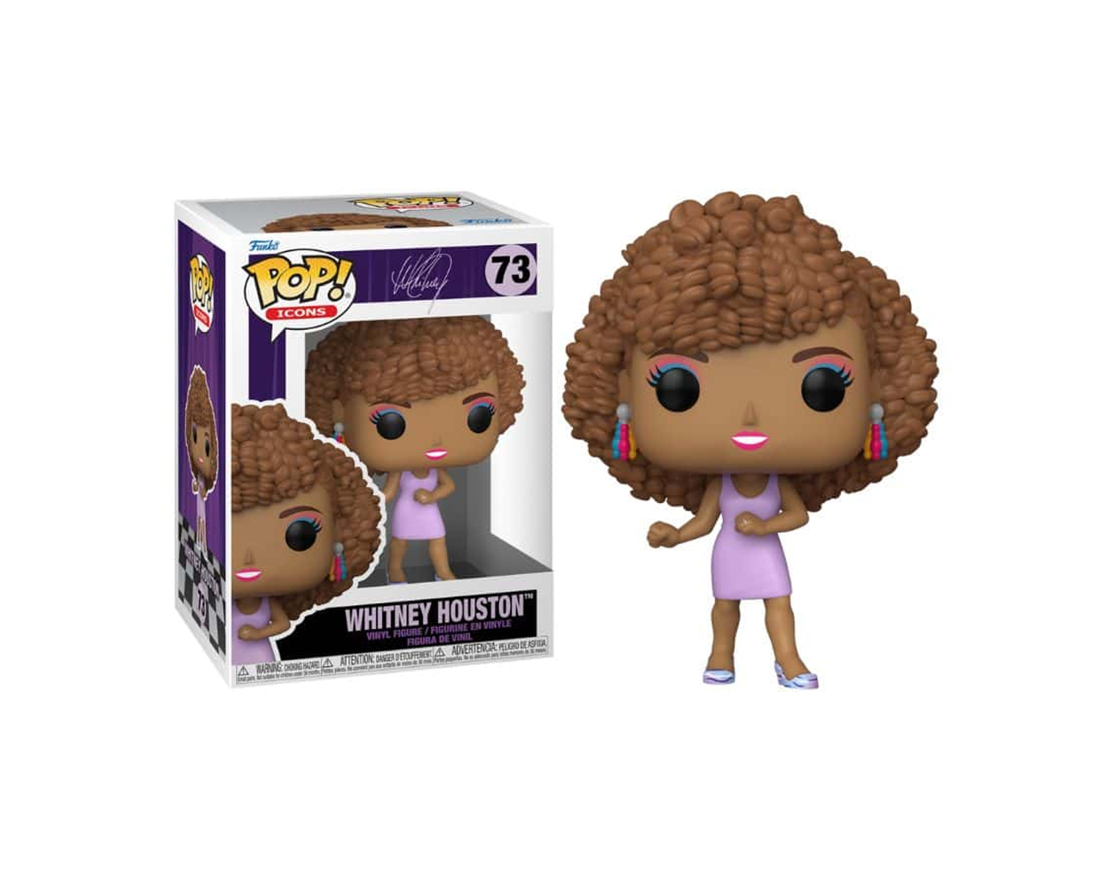 Foto 2 pulgar | Figura Funko Pop Whitney Houston 73 Icons I Wanna Dance