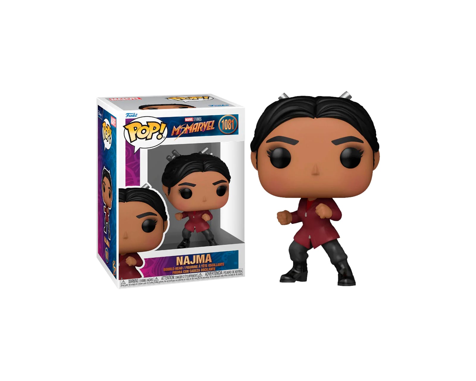 Figura Funko Pop Najma 1081 Ms Marvel $399