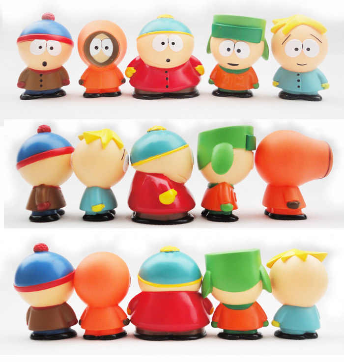 Foto 3 pulgar | Set de 5 Figuras Sp Multicolor South Park con Caja