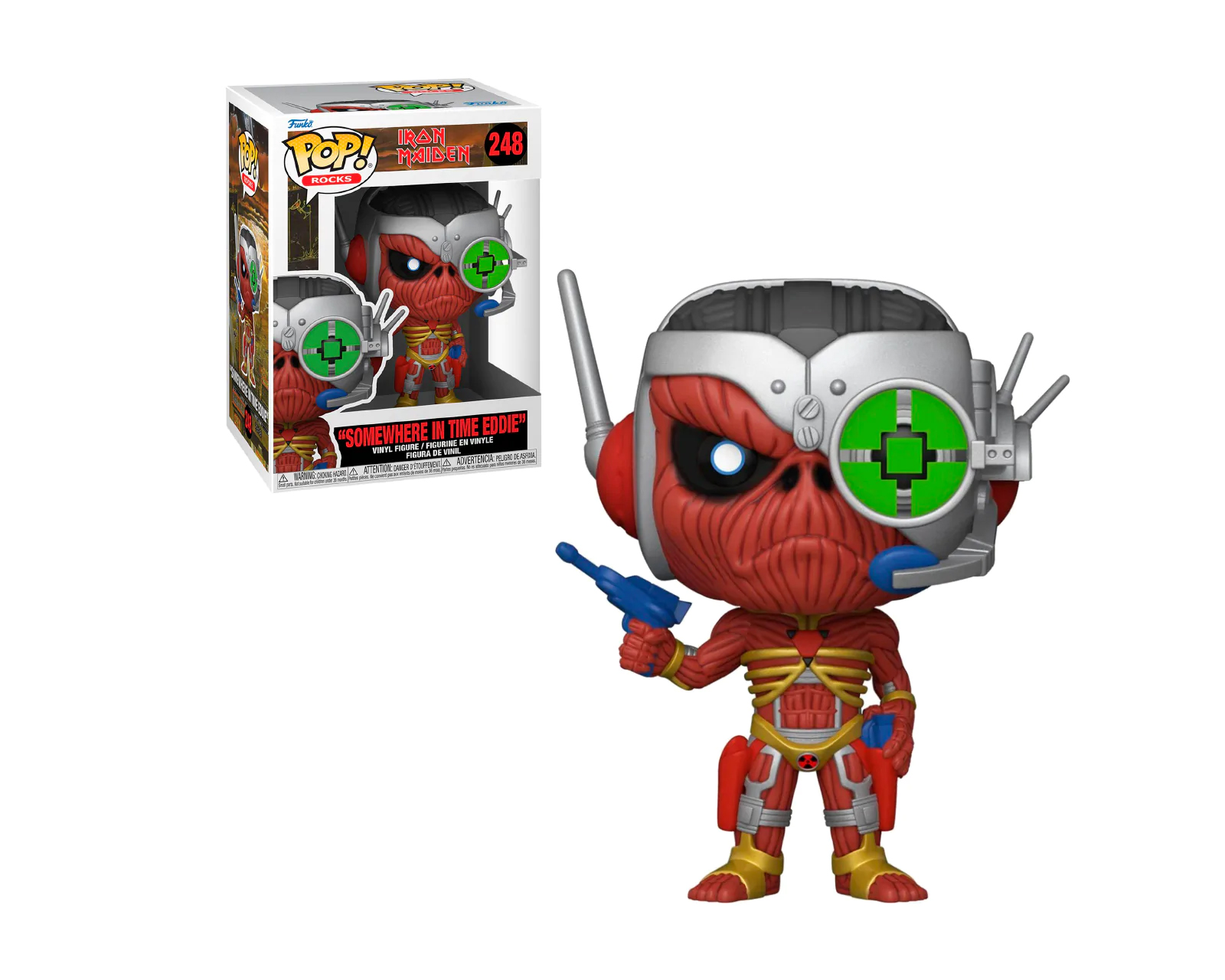 Foto 2 pulgar | Funko Pop Rocks: Iron Maiden - Eddie Somewhere In Time 248