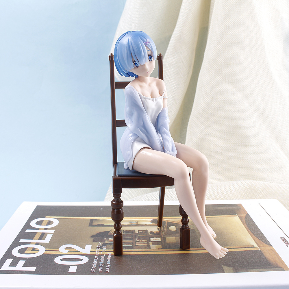 Foto 3 pulgar | Figura Anime Rem Re:life In a Different World From Zero 15 cm