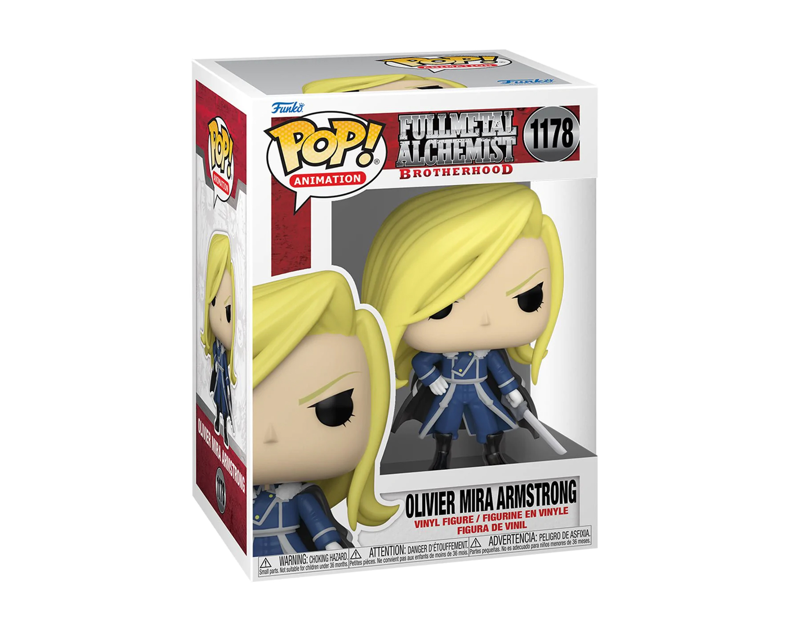 Foto 2 pulgar | Funko Pop Fullmetal Alchemist Olivier Armstrong Espada 1178