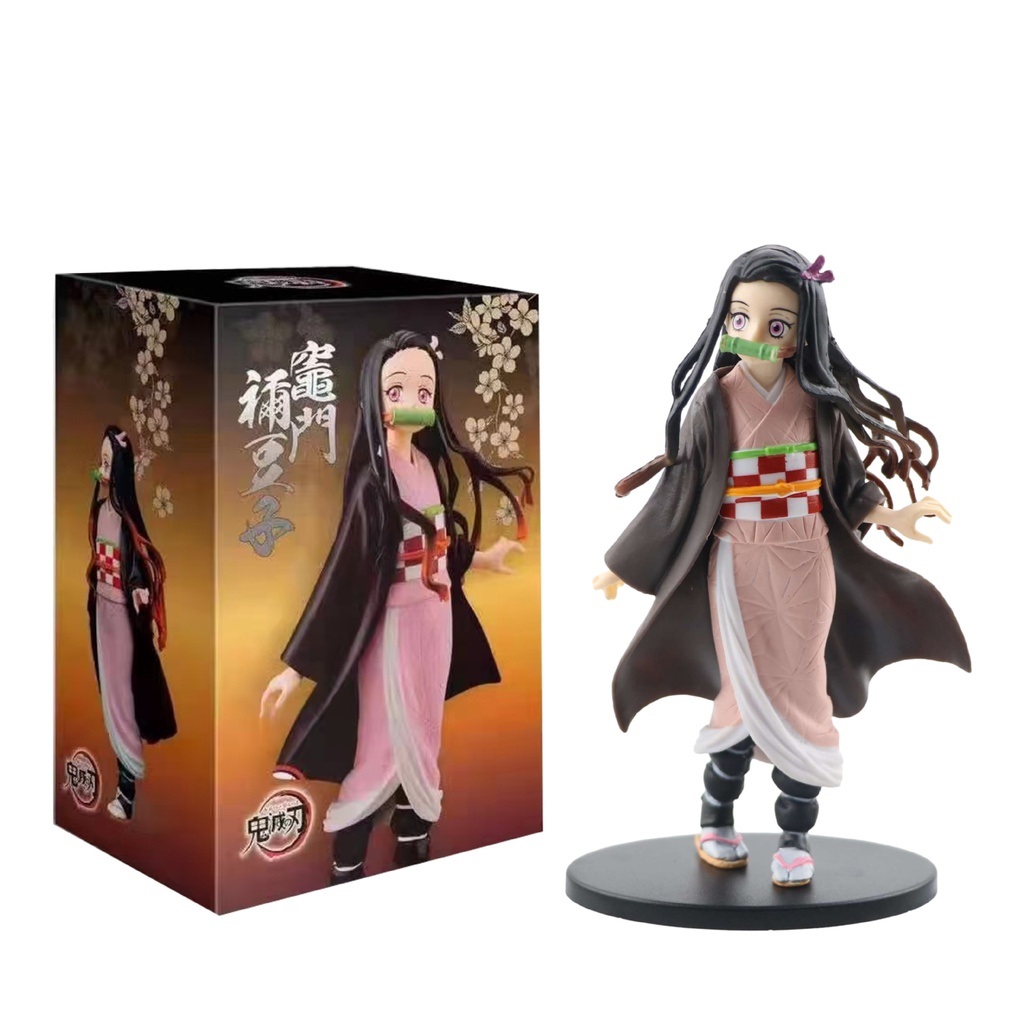 Foto 2 pulgar | Figura Demon Slayer Nezuko Kimetsu No Yaiba 16 cm