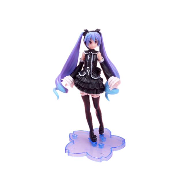 Foto 2 pulgar | Figura Sakura Hatsune Miku color Negro 14.5 cm