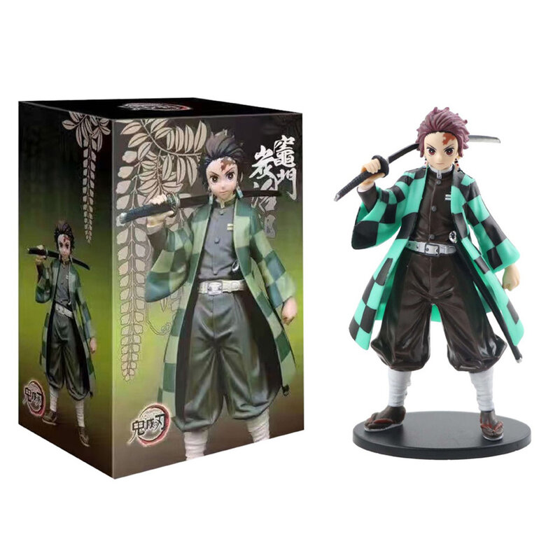 Foto 2 pulgar | Figura Demon Slayer Tanjiro Kimetsu No Yaiba 16 Cm