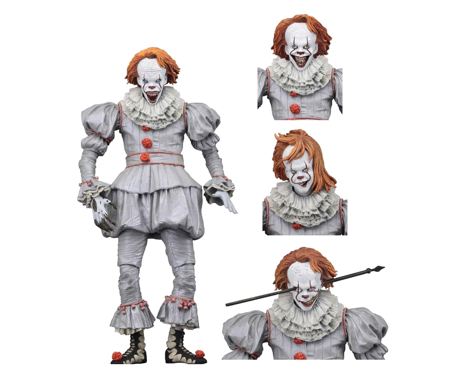 Foto 2 pulgar | Figura Neca de Ultimate It Eso Pennywise Casa Encantada