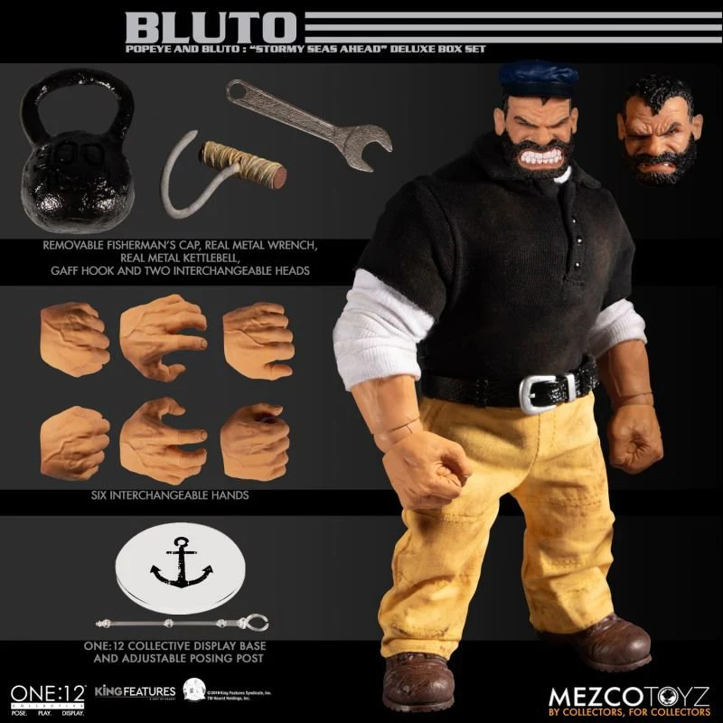 Foto 4 pulgar | Bluto And Popeye Deluxe Set One:12 Mezco