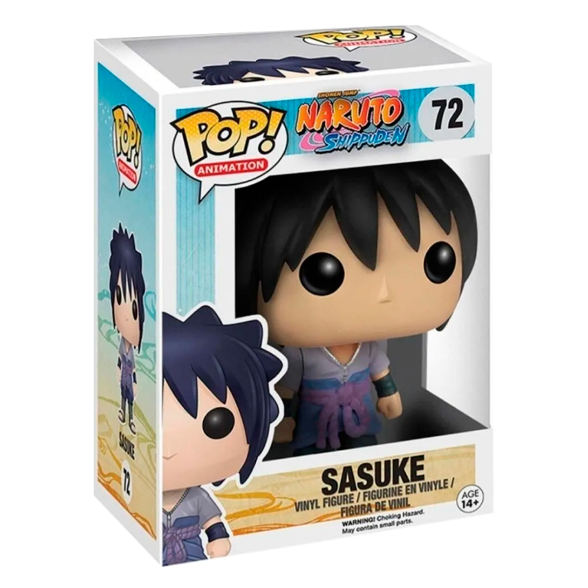 Foto 3 pulgar | Funko Pop Sasuke Uchiha 72 Naruto Shippuden