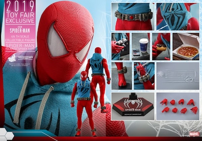 Foto 2 | Spider-Man Scarlet Spider Exclusive 1/6 Hot Toys Marvel