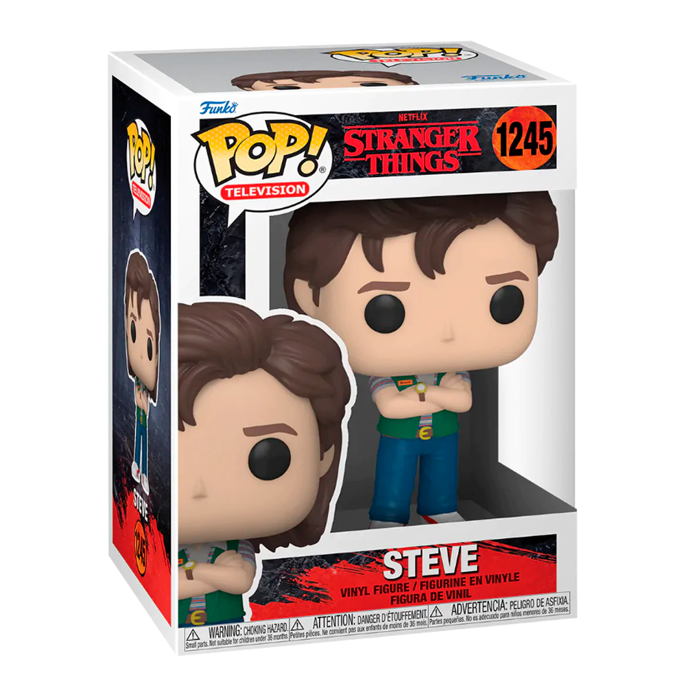 Foto 3 pulgar | Figura Funko Pop Steve 1245 Stranger Things Netflix