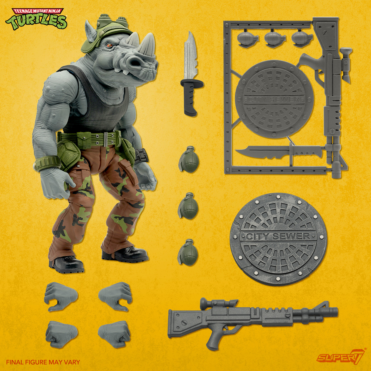 Foto 2 | Rocksteady Ultimates Super7 Tortugas NInja