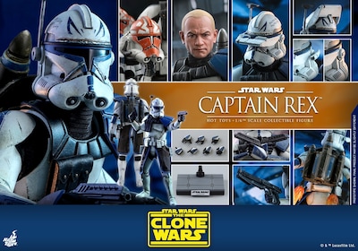 Foto 2 | Captain Rex Hot Toys Star Wars The Clone Wars
