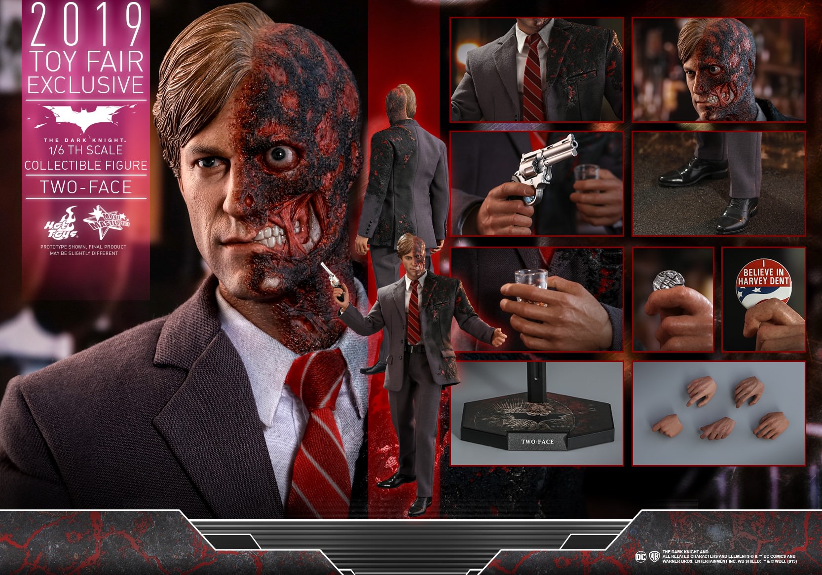 Foto 3 pulgar | Two Face Exclusive 1/6 Hot Toys The Dark Knight