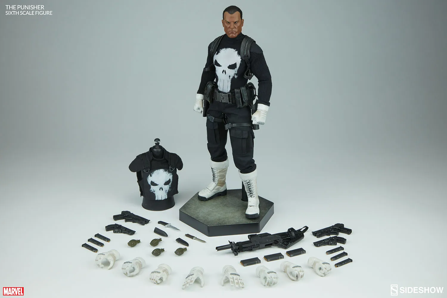 Foto 3 pulgar | Punisher 1/6 Sideshow Marvel