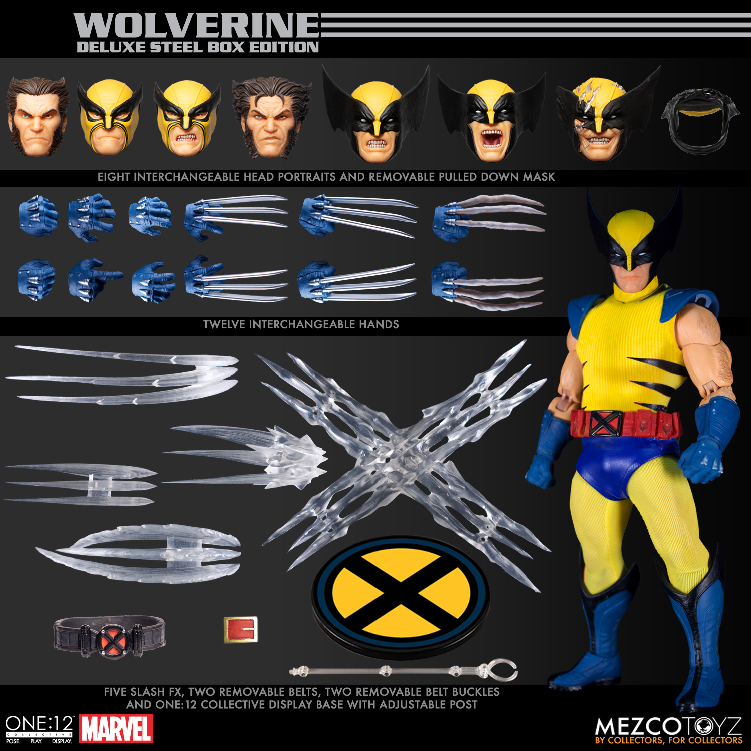 Foto 3 pulgar | Wolverine Deluxe Steel Box One:12 Mezco Marvel