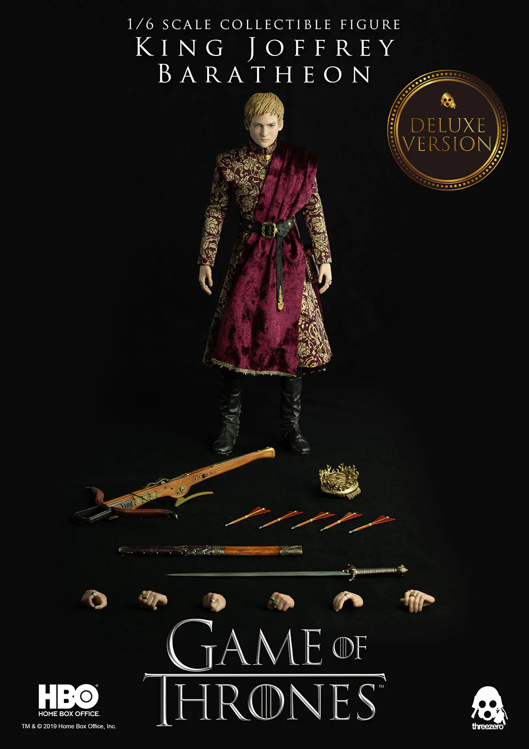 Foto 3 pulgar | King Joffrey Baratheon Deluxe 1/6 Threezero Game Of Thrones