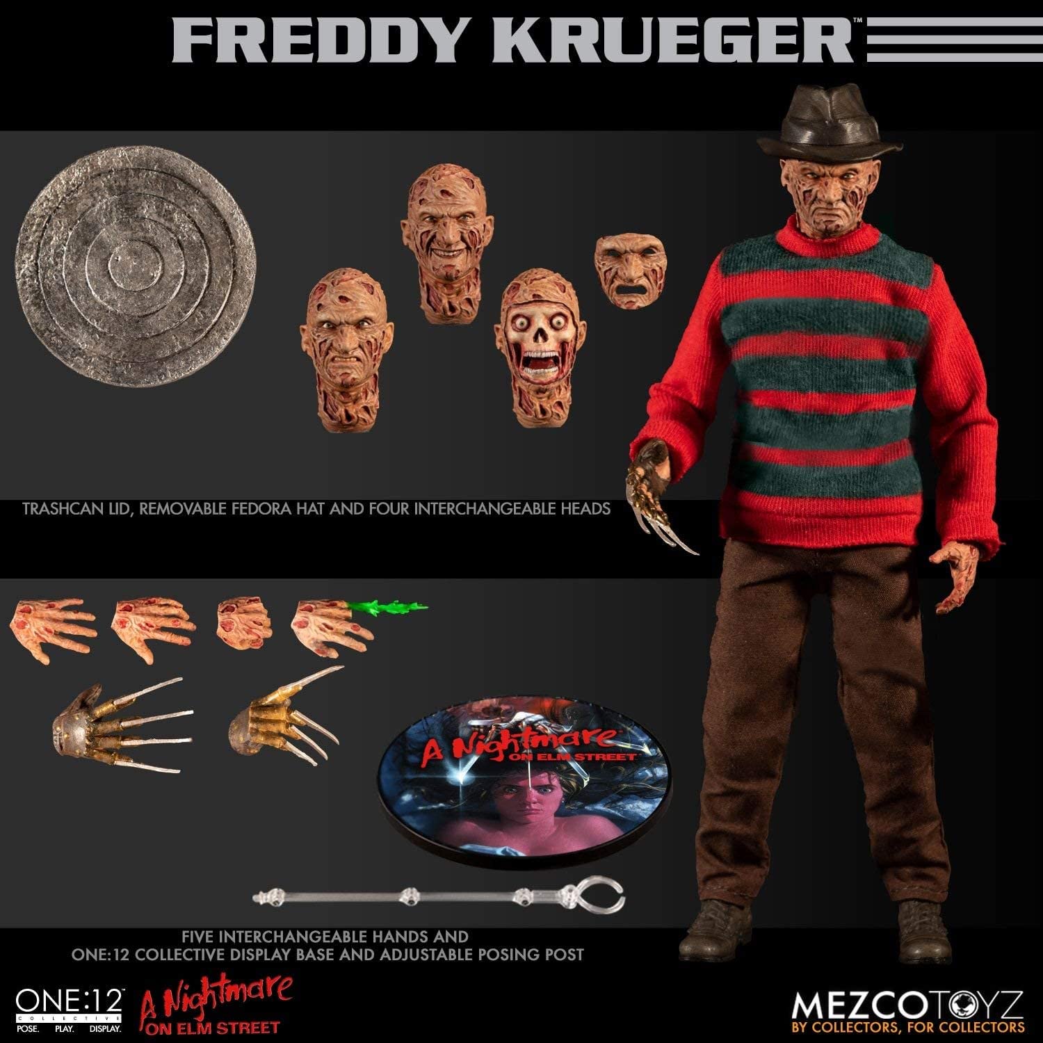 Foto 3 pulgar | Freddy Krueger One:12 Mezco