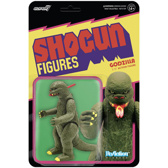 Foto 2 pulgar | Figura Super 7 Reaction Shogun Godzilla