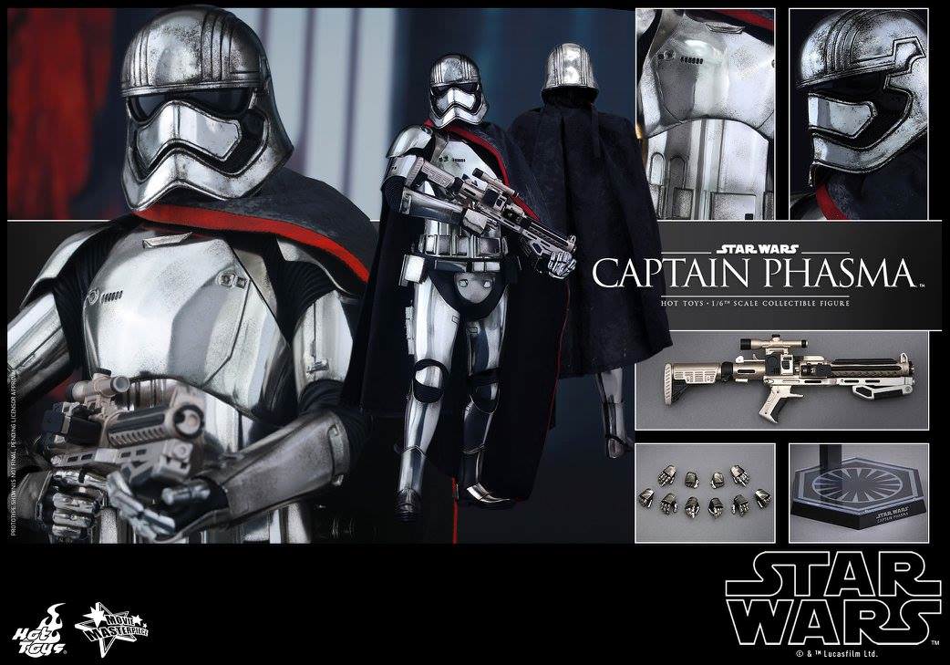 Foto 3 pulgar | Captain Phasma Hot Toys Star Wars The Force Awakens