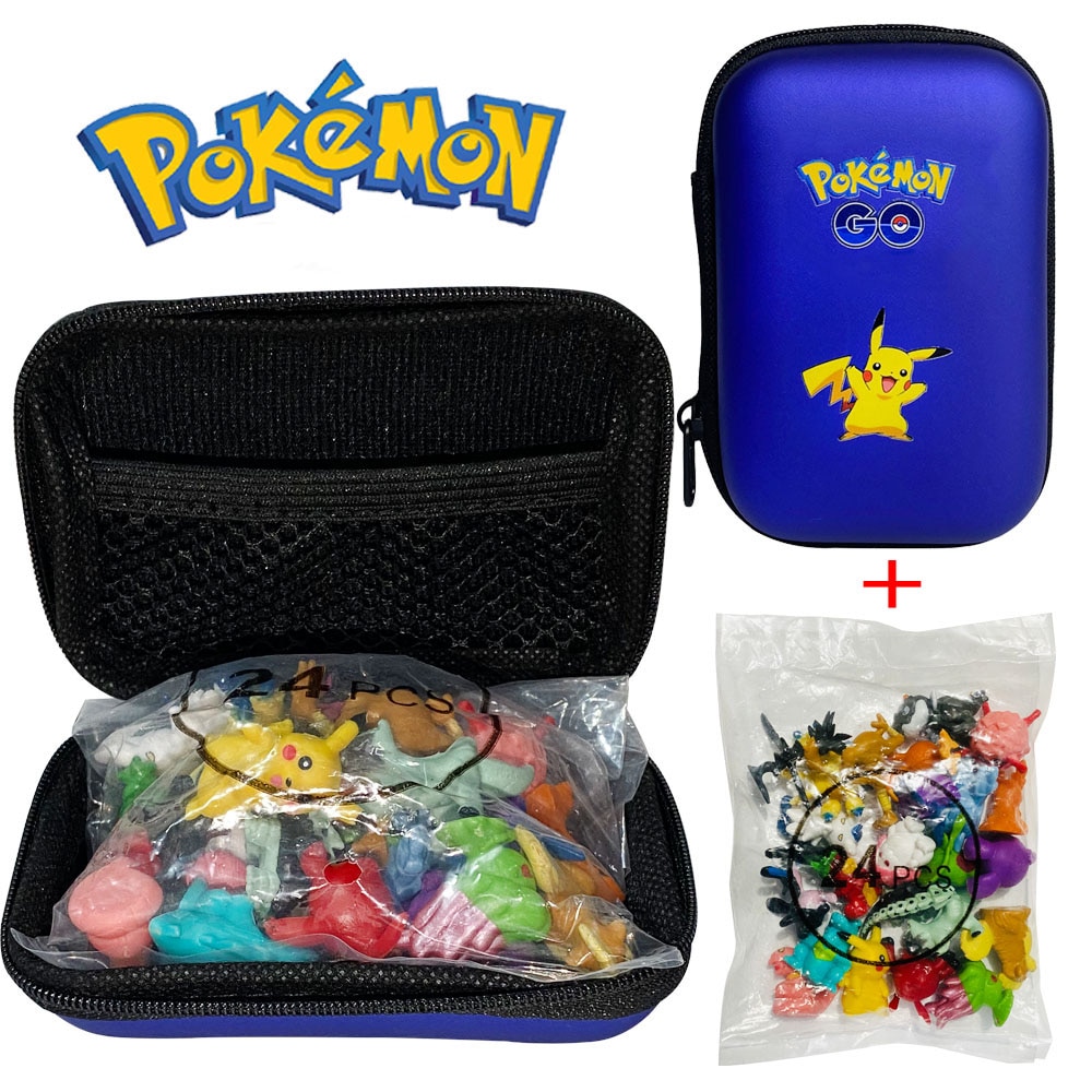 Foto 4 pulgar | Paquete 24 Figuras Coleccionables Nintendo Pokémon 2-3 Cm Con Estuche