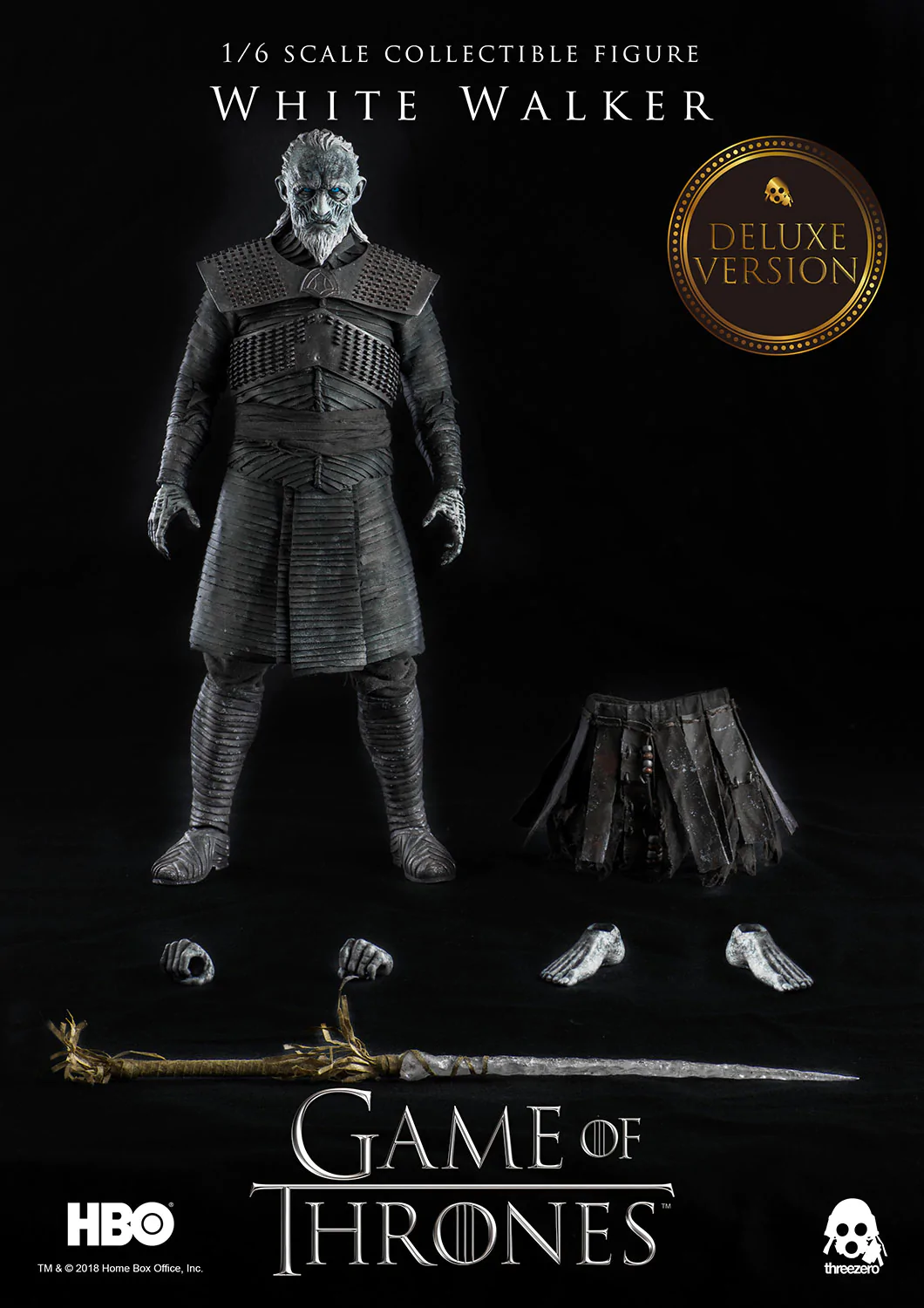 Foto 3 pulgar | White Walker Deluxe 1/6 Threezero Game Of Thrones