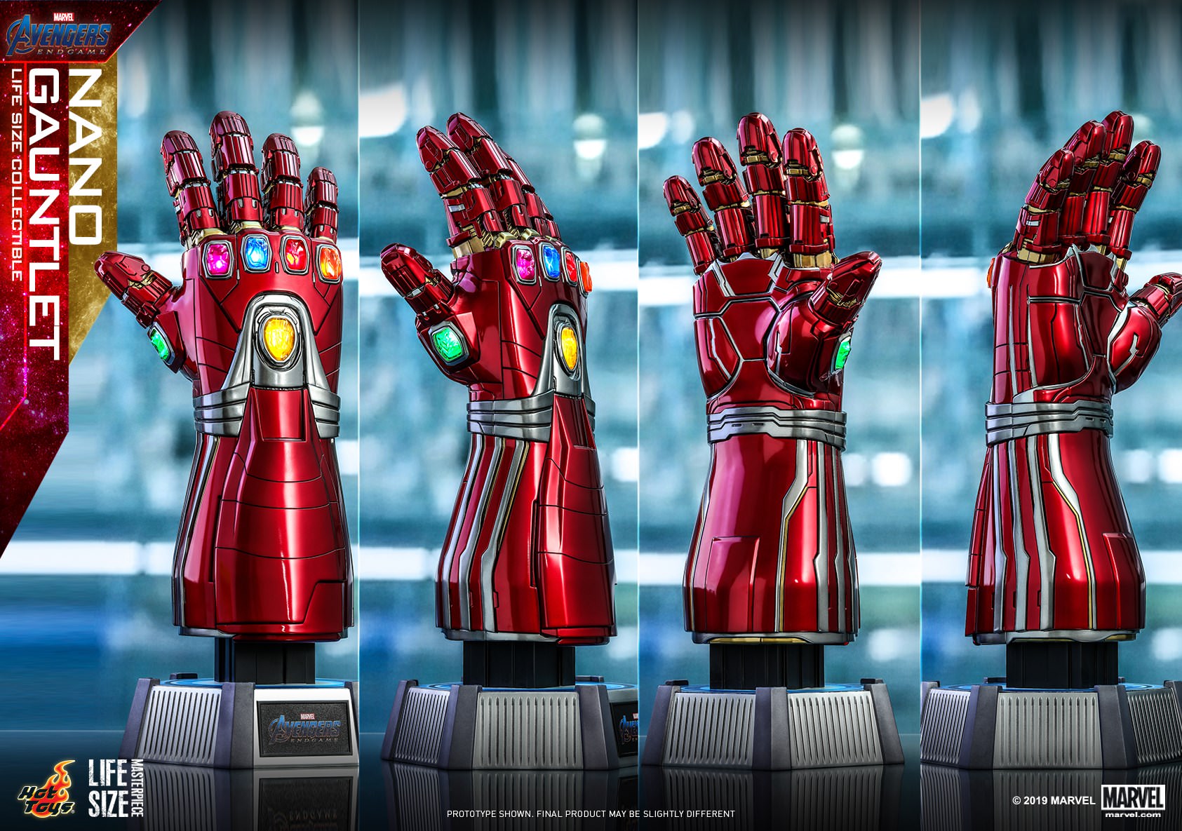 Foto 3 pulgar | Nano Gaunlet 1/1 Hot Toys Endgame