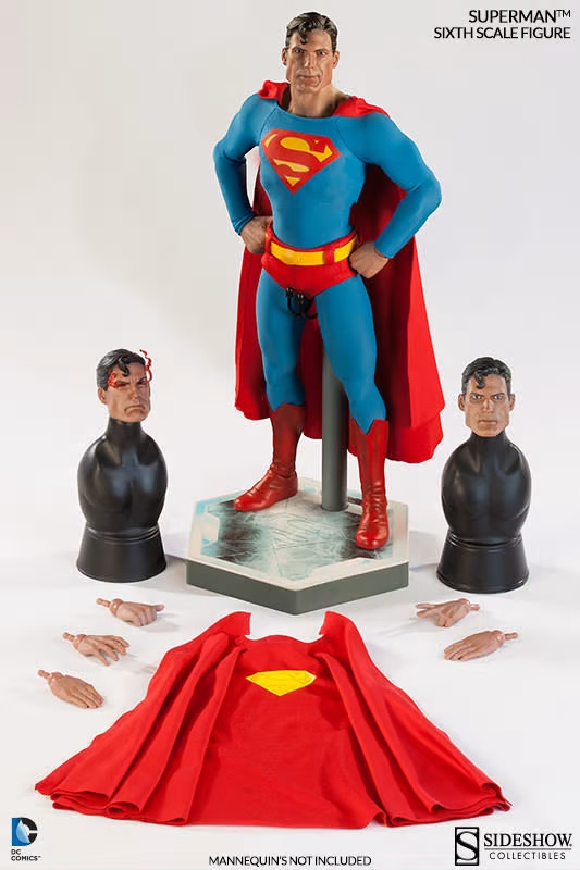 Foto 3 pulgar | Superman Classic 1/6 Sideshow Dc