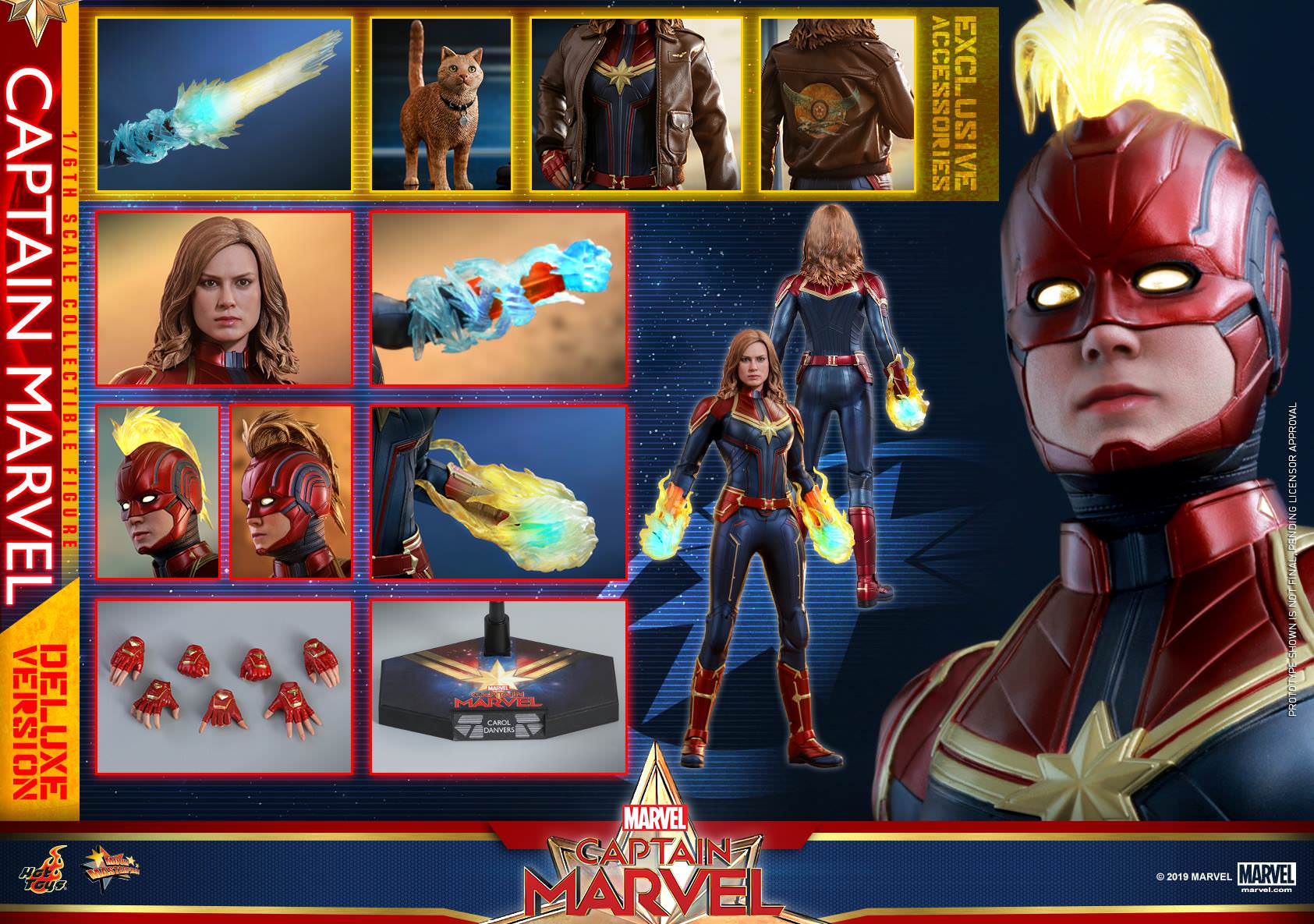 Foto 2 | Captain Mavel Deluxe 1/6 Hot Toys