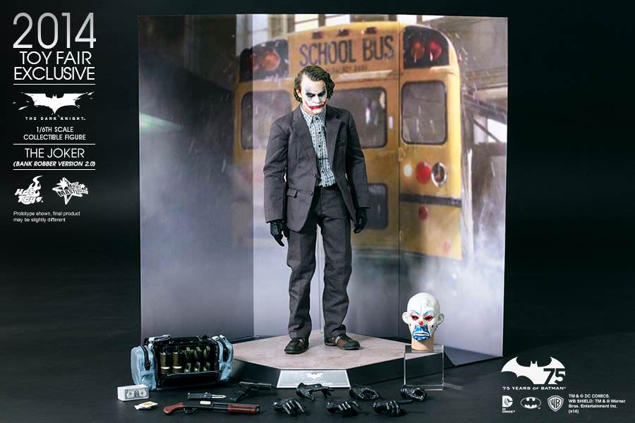 Foto 3 pulgar | The Joker Bank Robbery 2.0 Exclusive 1/6 Hot Toys El Caballero de la Noche