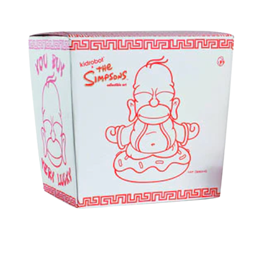 Foto 3 pulgar | Homer Buddha Art Vinyl Figure Kidrobot The Simpsons