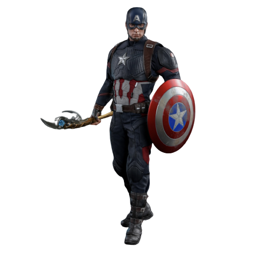 Foto 2 pulgar | Captain America Disney Expo 2019 Hot Toys Endgame