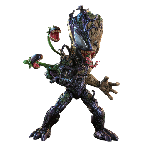 Foto 2 pulgar | Venomized Groot 1/1 Hot Toys Marvel