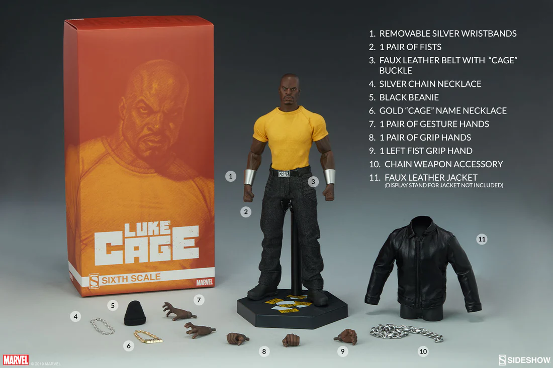 Foto 3 pulgar | Luke Cage Exclusive 1/6 Sideshow Marvel