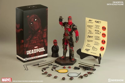 Foto 2 | Deadpool 1/6 Sideshow Marvel
