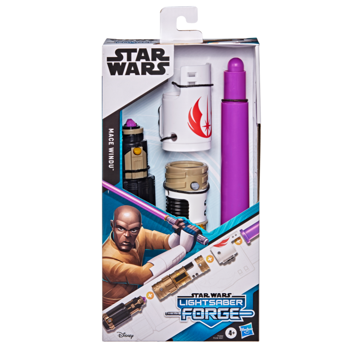 Foto 2 pulgar | Mace Windu Lightsaber Forge Hasbro Star Wars