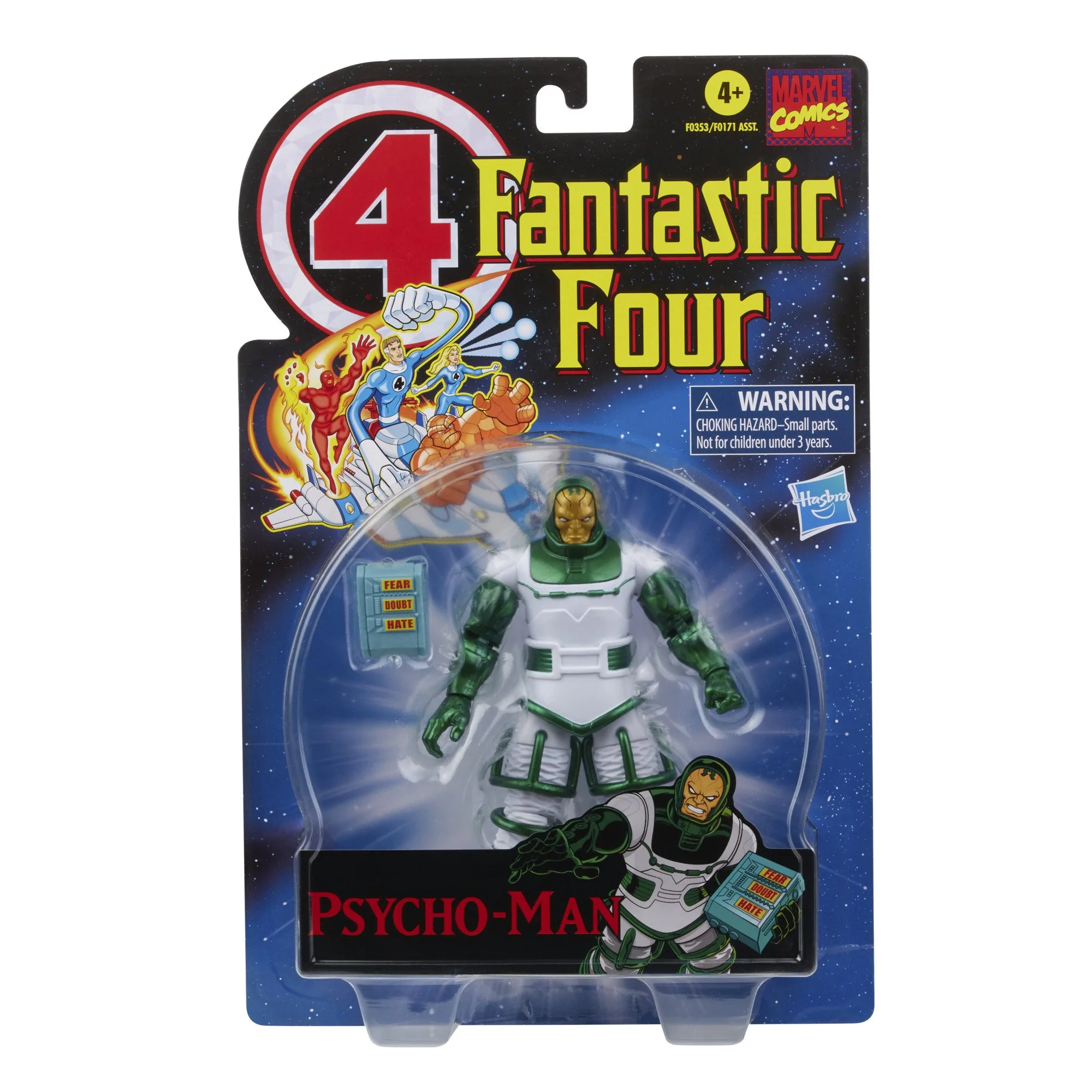 Foto 4 pulgar | Psycho-man Hasbro Retro Legends Marvel
