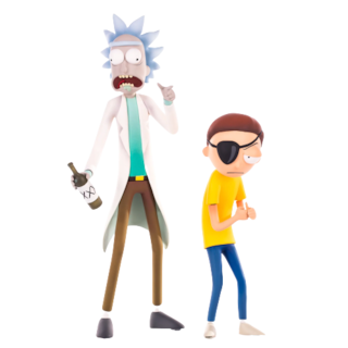 Foto 1 | Rick And Morty Set Deluxe 1/6 Mondo