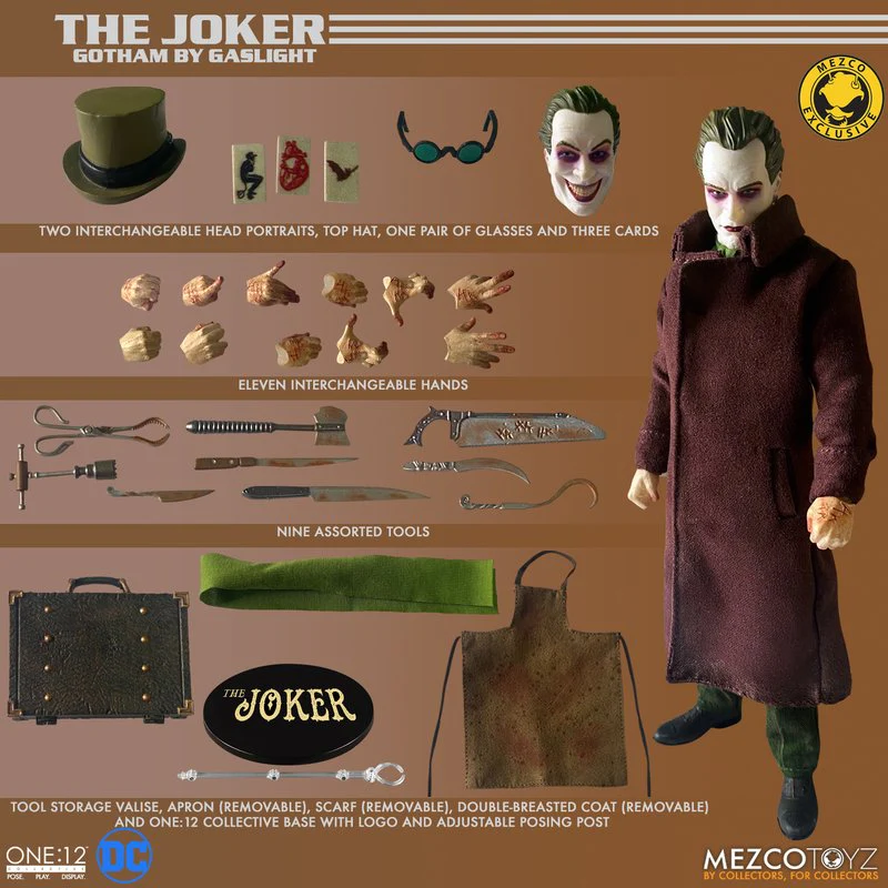 Foto 3 pulgar | Joker Deluxe One:12 Mezco Gotham by Gaslight