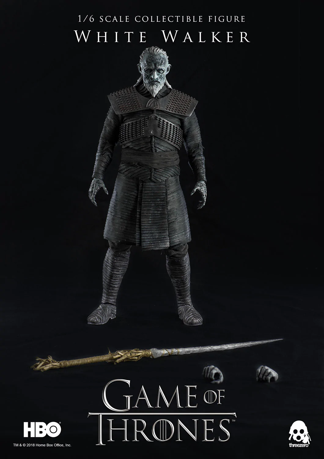 Foto 3 pulgar | Figura White Walker 1/6 Threezero Game Of Thrones