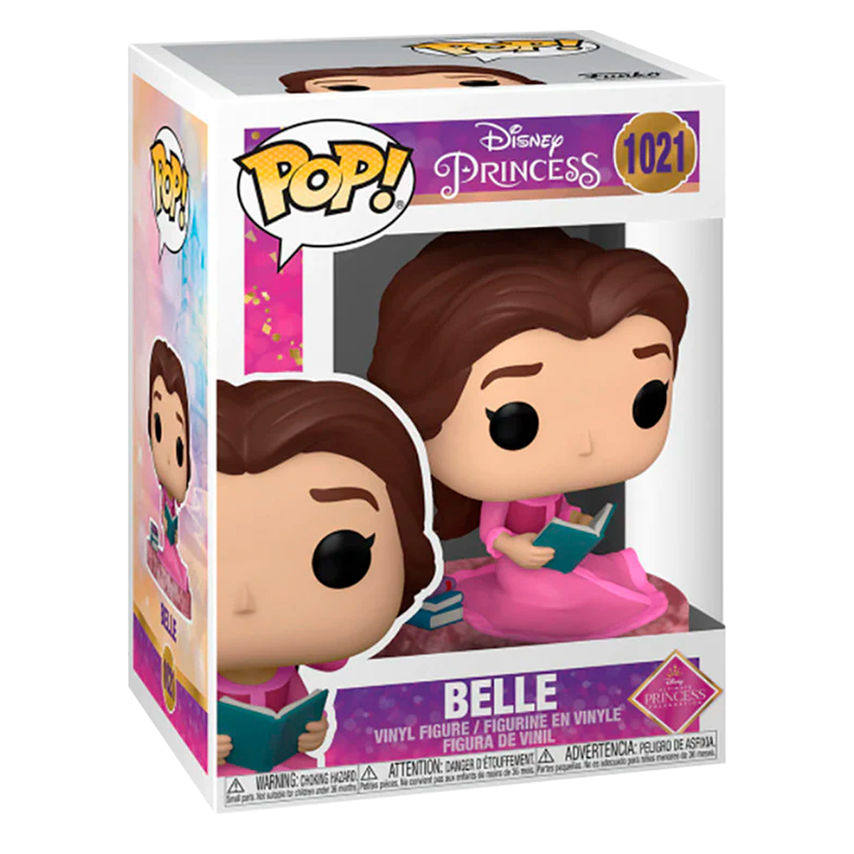 Foto 3 pulgar | Funko Pop Bella Vestido Rosa 1021 Ultimate Princesas Disney